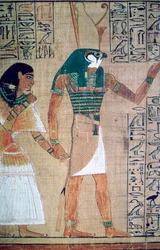 Detalj fra Book of the Dead of Ani, ark 4