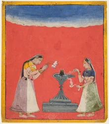 Devagandhari Ragini fra Hindola, S. 1700.
