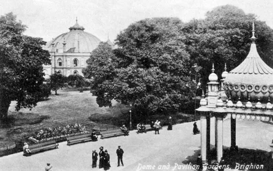 Dome and Pavilion Gardens, Brighton, tidlig på 1900-tallet