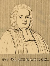 Dr W. Sherlock, c1641-1707, 1830.