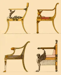 Salongstoler, 1808, 1946.