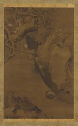 Ducks, Torrent og Overhanging Rocks, Ming-dynastiet, 1500-tallet.