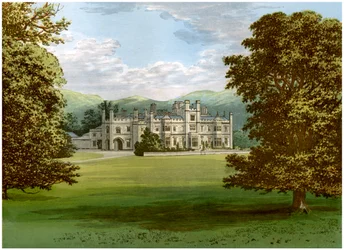 Dunmore Park, Stirlingshire, Skottland, hjemmet til jarlen av Dunmore, c1880