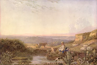 Tidlig morgen, c1900.