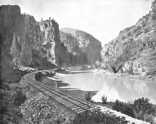 Echo Cliffs, Canyon of the Grand River, Colorado, USA, c1900.