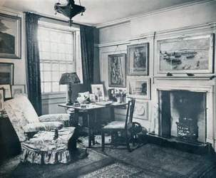 Edward Marshs stue, c1934