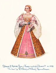 Eleanor av Østerrike, dronning av Frankrike, andre kone til Frans 1., 1911.