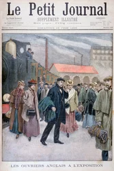 Engelske mennesker besøker verdensutstillingen i 1900, Paris, 1900
