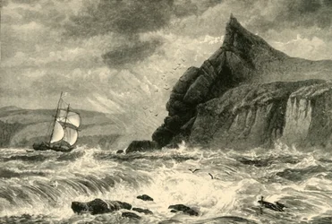 Inngang til Fowey Harbour, 1898.