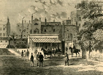 Inngang til Old Tattersalls., c1876.