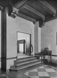 Inngang til den sørøstlige spisesalen, Fraternity Clubs Building, New York City, 1924