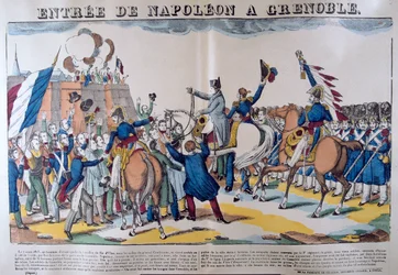 Inngang fra Napoleon til Grenoble, mars 1815, 1800-tallet
