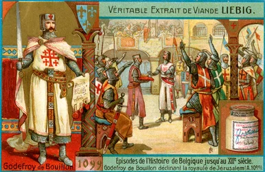 Episoder i Belgias historie frem til 1200-tallet: Godfrey of Bouillon, c1900