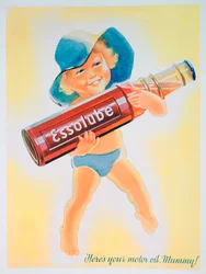 Essolube motoroljeannonse, 1935