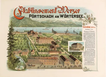 Etablissement Werzer - Pörtschach am Wörthersee, ca. 1890
