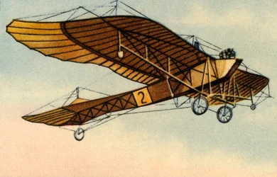 Etrich Rumpler-Taube fly, 1909, 1932.