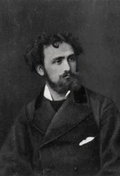 Eugene Delacroix , fransk kunstner, 1854