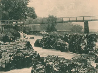 Falls of the Wharfe, 1902