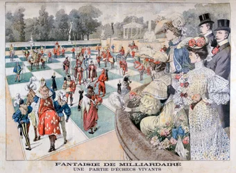 Fantasy of a milliardær: et menneskelig sjakkspill, 1904