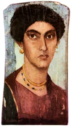 Fayum-portrett, gammel egyptisk, romersk periode, c200 AD 1956.