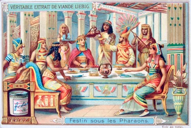 Fest på faraoenes tid, det gamle Egypt, ca 1900