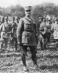 Ferdinand Foch, fransk general og alliert øverstkommanderende i første verdenskrig, 1918