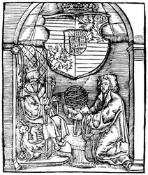 Ferdinand I, den hellige romerske keiser, og Johann Vogelin, Wien, 1529