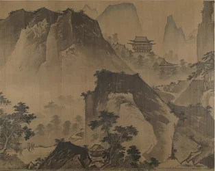 Første halvdel av Ten Thousand Li av Yangzi-elven, slutten av 1400-tallet.