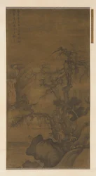 Fisherman Boating under Winter Trees, Ming-dynastiet, 1400-tallet.