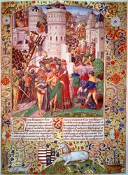 Flavius Josephus brakt for Titus, ved beleiringen av Jerusalem, 70