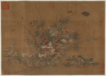 Blomster og insekter, Ming-dynastiet, 1400-tallet.