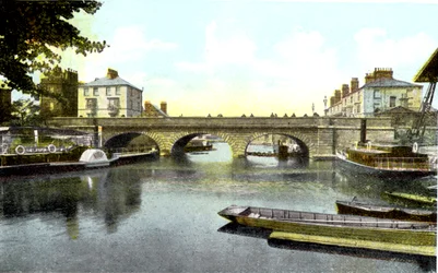 Folly Bridge, Oxford, 1900-tallet