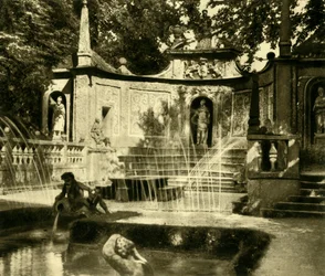 Fontener, Hellbrunn Palace, Salzburg, Østerrike, c1935.