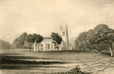 Frant kirke, 1835.