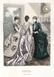 Freja- illustrert skandinavisk motemagasin 1884, illustrasjon nr. 3