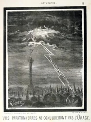 Fransk anti-prøyssisk tegneserie, 1871.