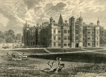 Foran Burghley House, 1898.
