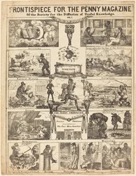 Frontispice for Penny Magazine of the Society for the Diffusion of Knowledge: Vo, 19th cent.