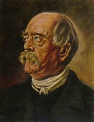 Prins Bismarck 1815-1898. jernkanslerens maleri av P. Krom, 1934.