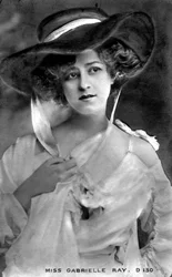 Gabrielle Ray 1883-1973, engelsk skuespillerinne, tidlig på 1900-tallet