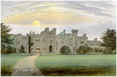 Garnstone, Herefordshire, hjemmet til Peploe-familien, c1880