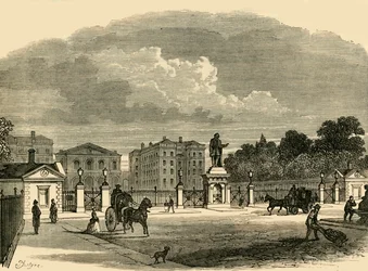 Gateway of the Foundling Hospital, c1876.