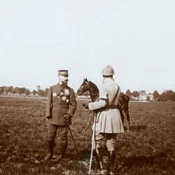 General Henri Gouraud, Chalons, Marne, Nord-Frankrike, c1914-c1918.