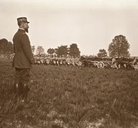 General Henri Gouraud, Champagne, Nord-Frankrike, c1914-c1918.