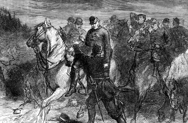General Jackson dødelig såret, sent på 1800-tallet