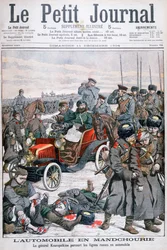 General Kuropatkin turnerte de russiske linjene med bil, Russisk-japanske krigen, 1904