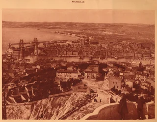 Generelt syn på Marseille, 1930.