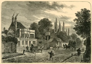 Generell utsikt over Old Kentish Town, 1820, c1876.