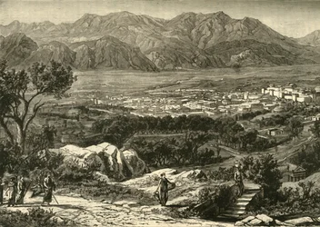 Generelt syn på Sparta, restaurert, 1890.