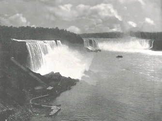 Generell utsikt over Niagara Falls, 1895.